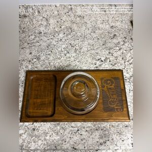 Vintage Mid-Century Modern Styson teak wood cheese board